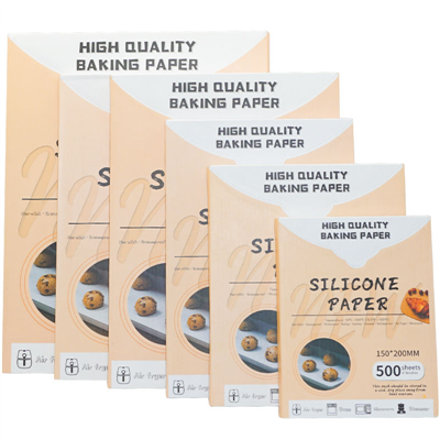 Beli pravokotni silikonski peki papir